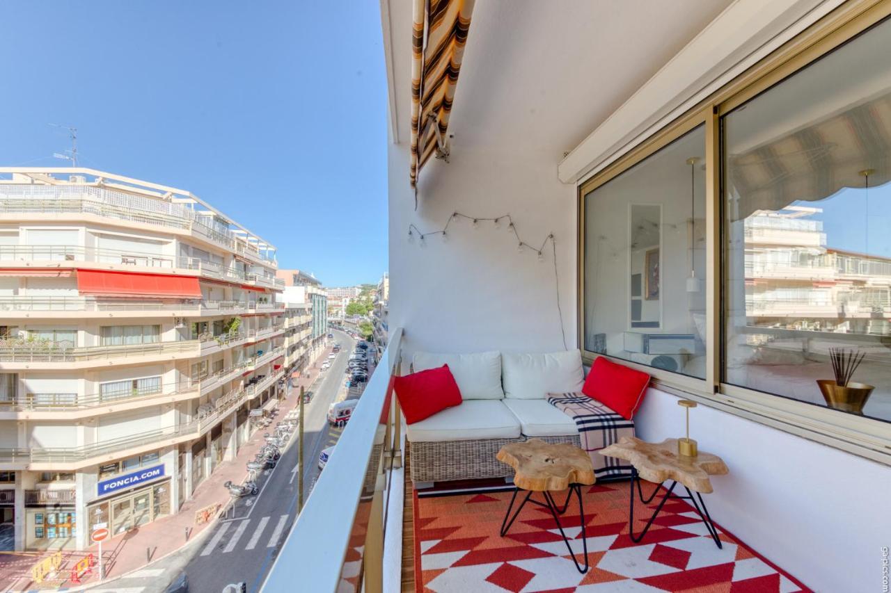 Luxury Maubourg - Vue Mer - Croisette 50M Plage - Clim - Terrasse Cannes Ngoại thất bức ảnh