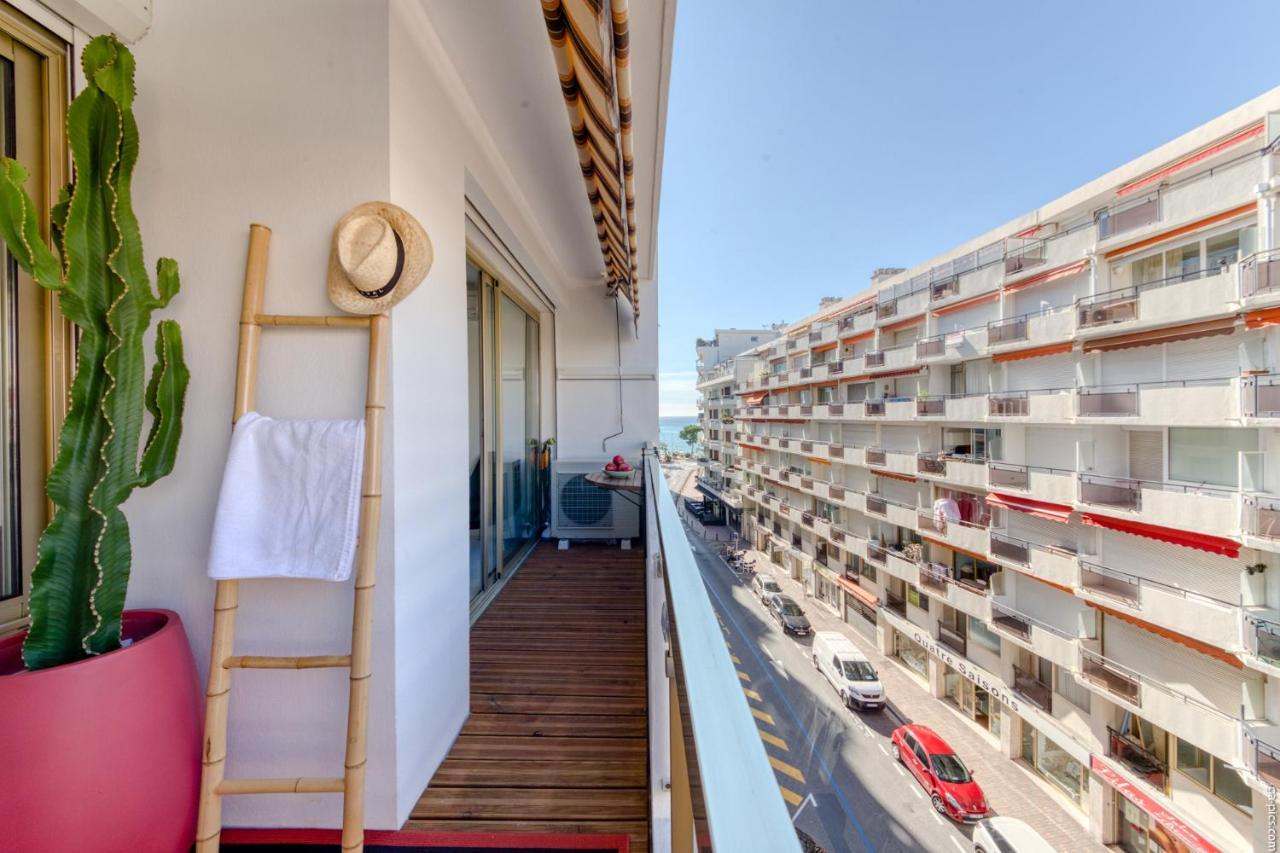Luxury Maubourg - Vue Mer - Croisette 50M Plage - Clim - Terrasse Cannes Ngoại thất bức ảnh