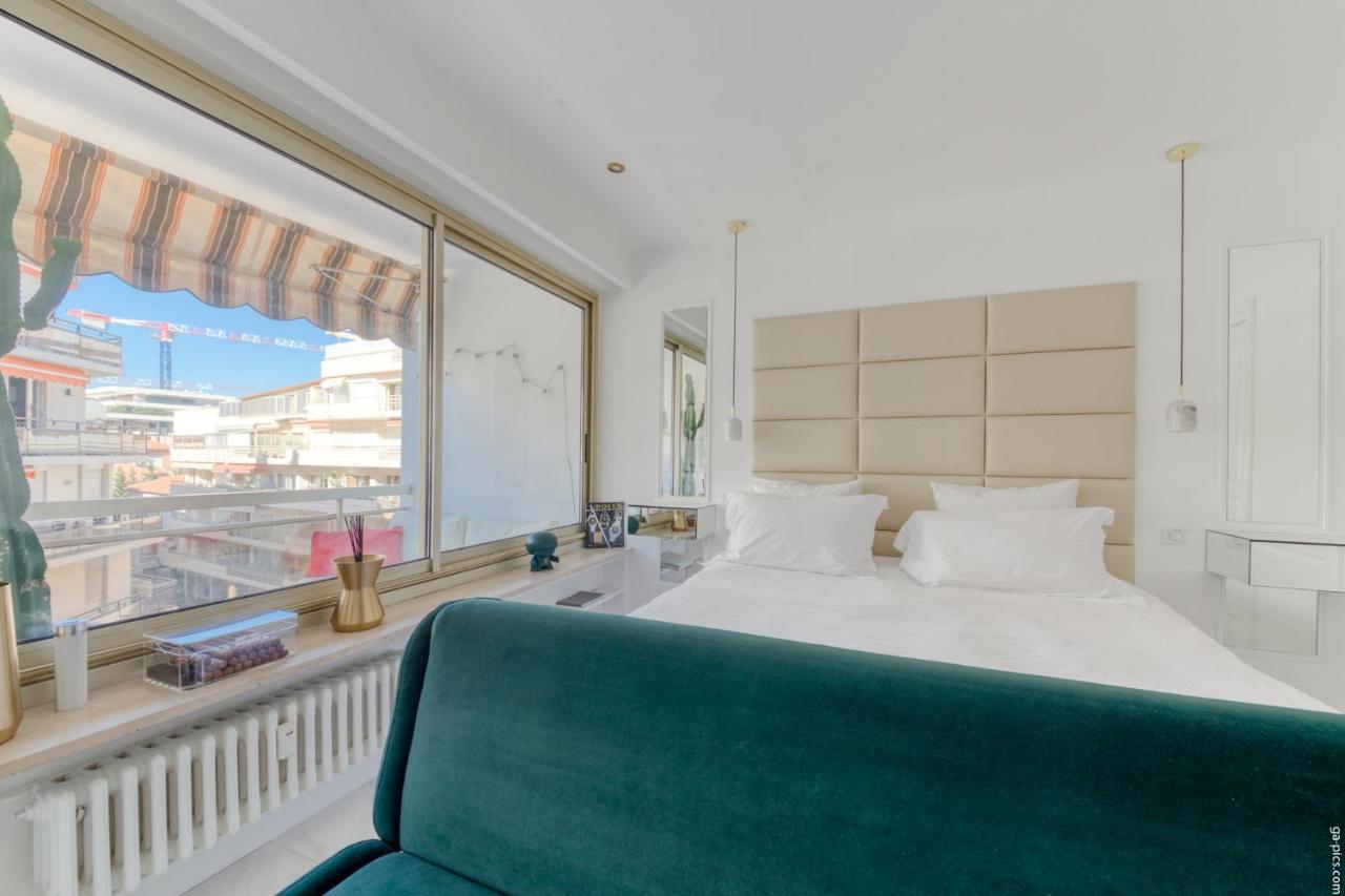 Luxury Maubourg - Vue Mer - Croisette 50M Plage - Clim - Terrasse Cannes Ngoại thất bức ảnh