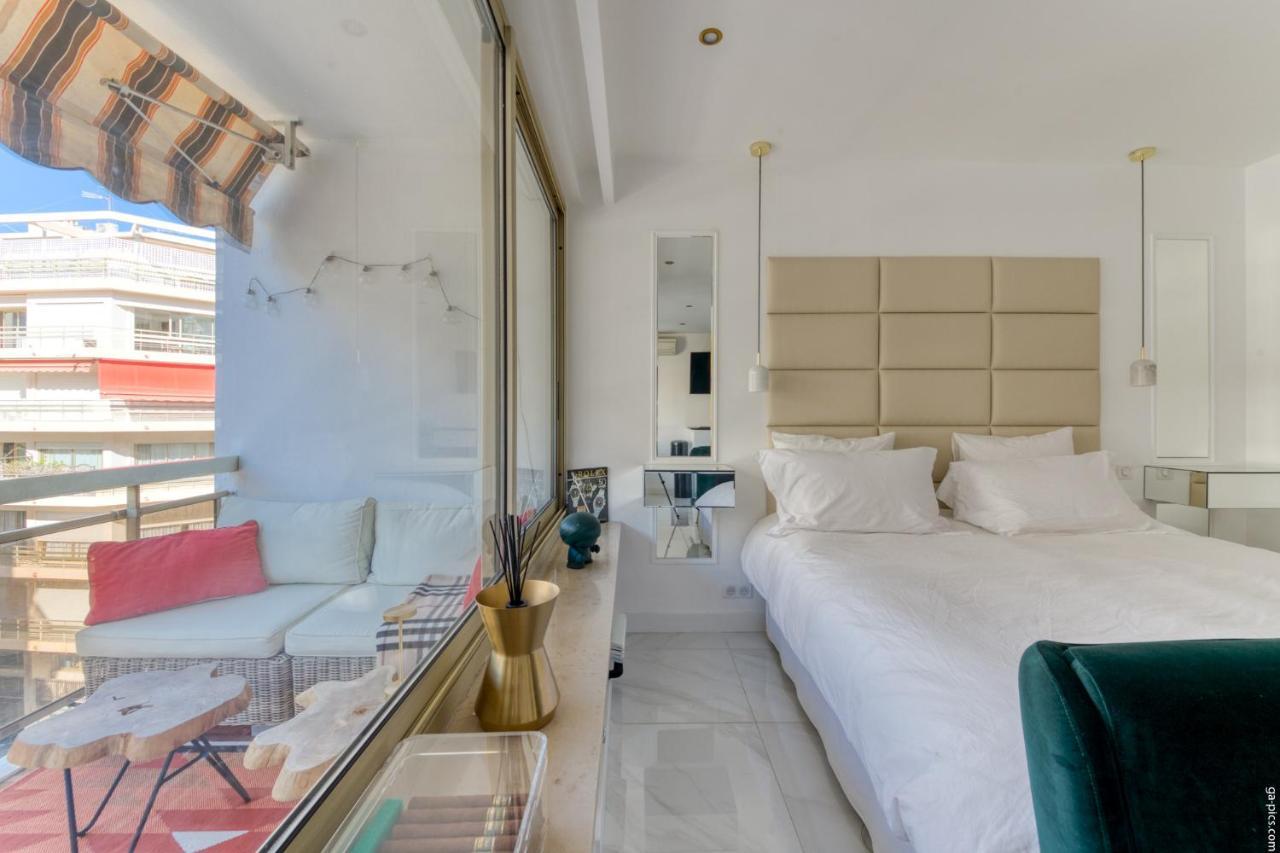 Luxury Maubourg - Vue Mer - Croisette 50M Plage - Clim - Terrasse Cannes Ngoại thất bức ảnh