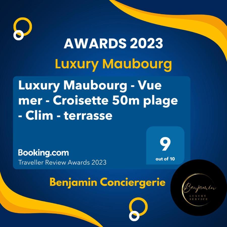 Luxury Maubourg - Vue Mer - Croisette 50M Plage - Clim - Terrasse Cannes Ngoại thất bức ảnh